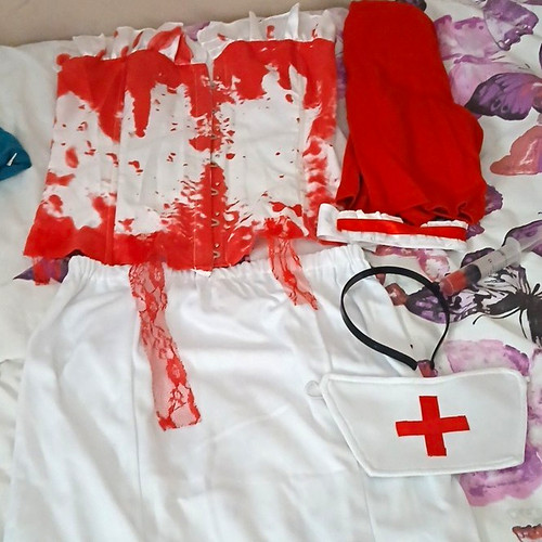 Bloody nurse halloween fancy - bloody,