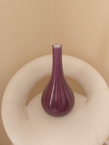 Homebase plum bottle vase - bottle,