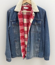 Topman Borg Lined Denim