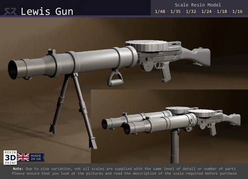 Lewis gun twin guns - lewis,