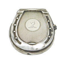 19th Century French .950 Silver Horseshoe Combination Lighter & Vesta Antique