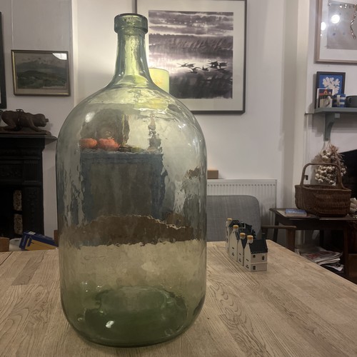 Antique french carboy bottle - french,