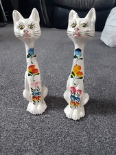 Cat Ornaments Hand Painted