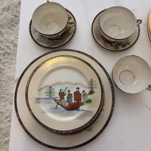 12pc rare vintage hand painted - 12pc,