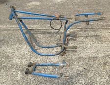 1950's Frame & Swingarm - Possibly Bianchi / Bernena 125 - Genuine - Second Hand