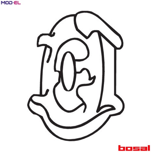 Rubber strip exhaust system - rubber,