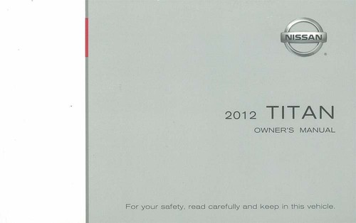 2012 nissan titan owner - nissan, owner's