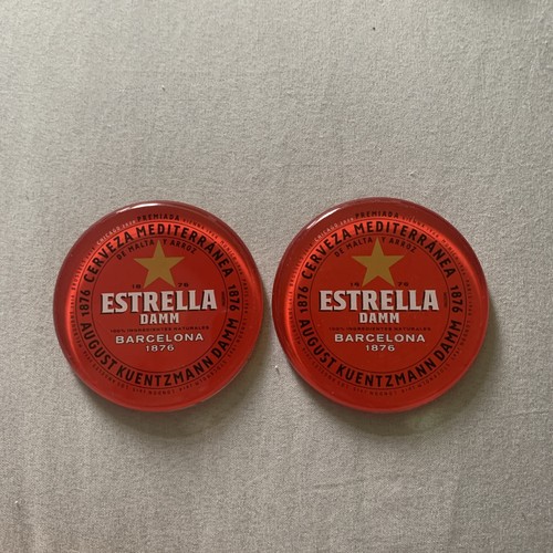 Estrella damm flat round - x2,