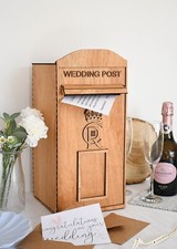 Customisable wedding post box - wedding,