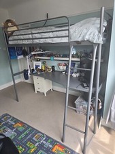 IKEA svarta Bunk Bed Desk - Collection Only