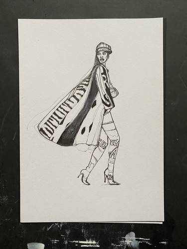 Fashion illustration original - illustration,