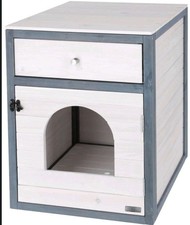 Cat Bed HOUSE Hide Away White