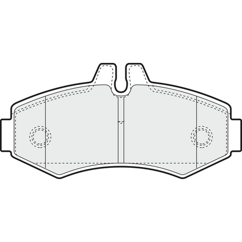 Brake pads set - pads, for
