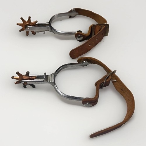 Vintage western cowboy spurs - vintage,