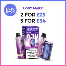 Lost Mary Nera 30k Fullview Refillable Recharegable Vape Kit 30k Puffs