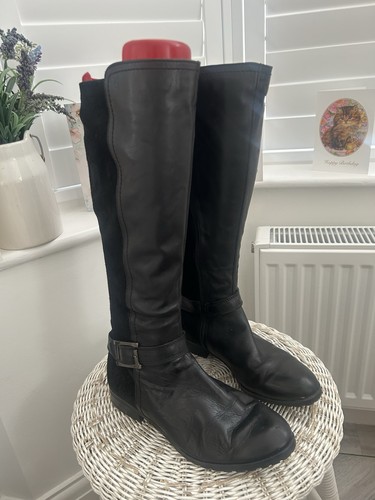 Caprice women leather black - leather,