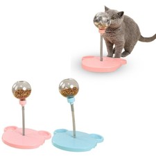 Donubiiu Wiggling Dog Treat Toy, Snack Ball Dog,  Interactive Toy for Dogs Cats