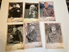 DAD'S ARMY CAST x 6 SIGNED