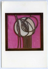Large Postcard Art Nouveau Bookcase Detail - Charles Rennie Mackintosh Glasgow