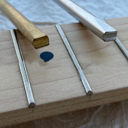 Fret setter tool punch - fret,