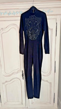 ***RARE*** Black Vintage 80s/90s Jean Paul Gaultier Pour Equator Catsuit UK 8