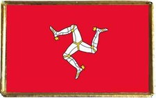 Isle Of Man Gold Colour Badge