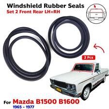Windshield Rubber Seal Front Rear Fits Mazda B1500 M1400 B1600 UTE 1965-77 Set 2
