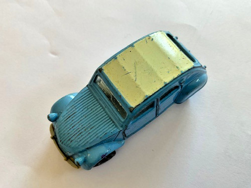 Corgi blue 2cv - corgi,