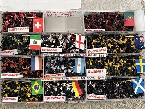 For subbuteo world cup - for, x