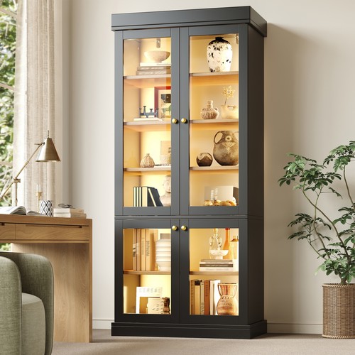 180cm display case with glass - display,