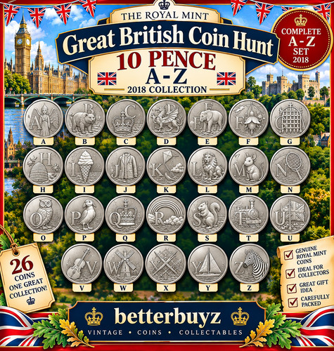 British coin hunt 10p - hunt,