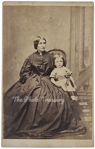 Cdv mother child lovely - &,