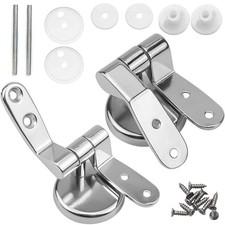 2pcs WC Toilet Seat Hinges