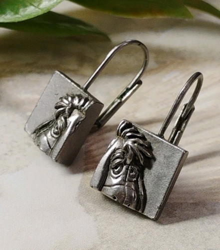 Adorable stamped disney - disney, pewter