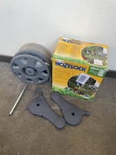 New Hozelock 60m 2 in 1 Hose Wall Mounted Reel  with 25m of Hose - INCOMPLETE