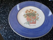 WEDGWOOD SARAH`S GARDEN SALAD PLATES X 2 - BLUE