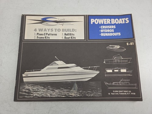 Vintage 1981 clark craft boat - clark,