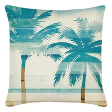 Nautical Ocean Sea Rudder Compass Throw Pillow Covers Wooden Board Cushion Case