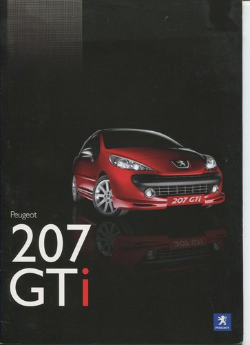 Car brochure peugeot 207 - car,