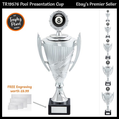 Pool presentation cup trophy - cup,