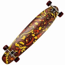 **New** Open Box Lightly Scuffed Lush Makonga Snakes Longboard Deck Only 40"