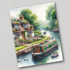 Fridge Magnet Canal Barge Narrow Boat British Waterways (4)