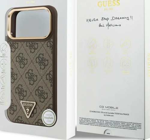 Guess triangle logo case - guess,