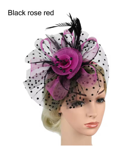 Women fascinator hat mesh - women,