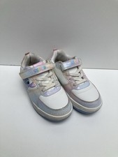 Disney Stitch Rainbow Glitter Girls Trainers/ Sneakers Light-Up UK 11/EUR 29