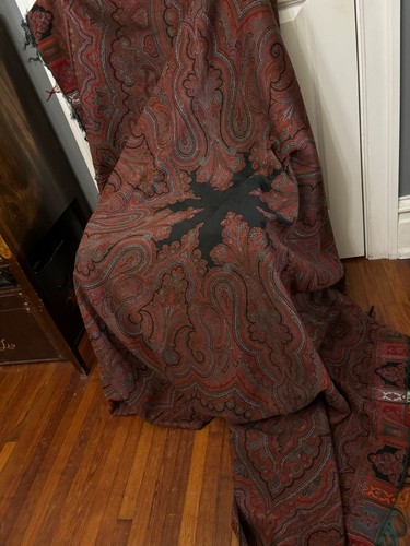 Antique victorian jacquard - antique,