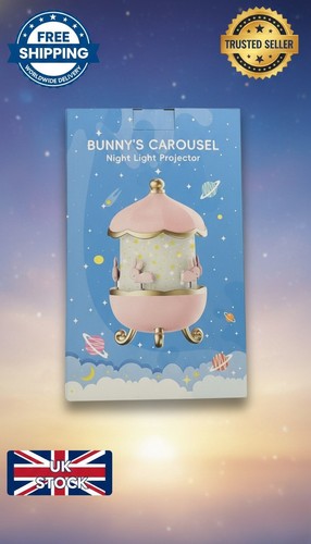 Bunny carousel night - carousel, light