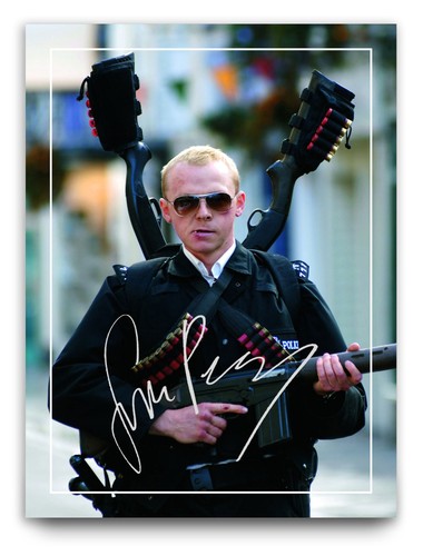 Simon pegg 8x6 photo - simon, signed