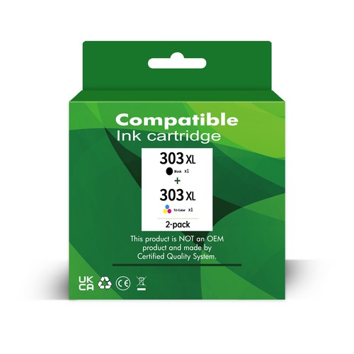 Lot 303xl black colour ink - lot,
