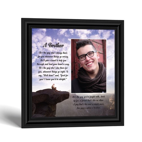 Brother picture frame - brother, holds